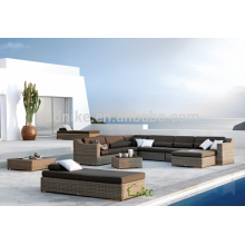 DE- (57) gebrauchte Hotel Terrasse Möbel zum Verkauf Hotel Sofa mit Schlafsofa